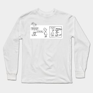 Dats and Cogs (cats and dogs) comic 2 Long Sleeve T-Shirt